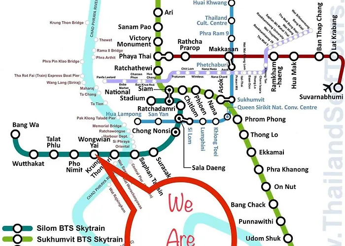 Gallery House 177-3min Walk Bts Near Icon Siam Appartamento *